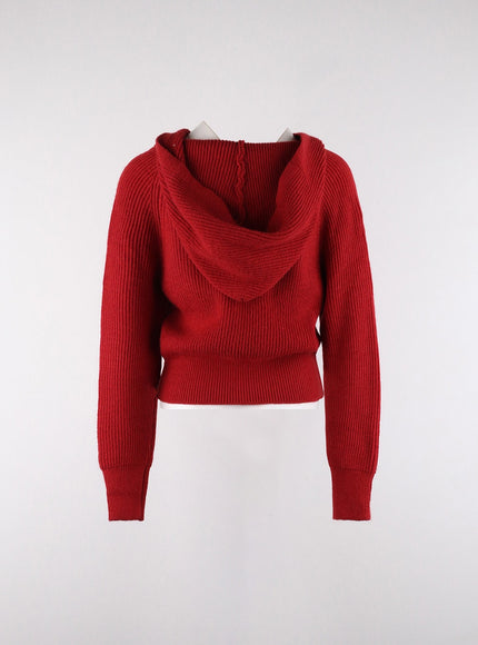 long-sleeve-solid-zipper-pocket-knit-hoodie-od320