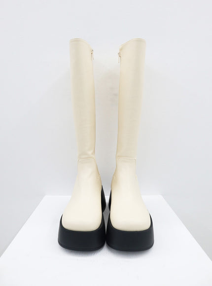 Platform Knee High Boots CM307