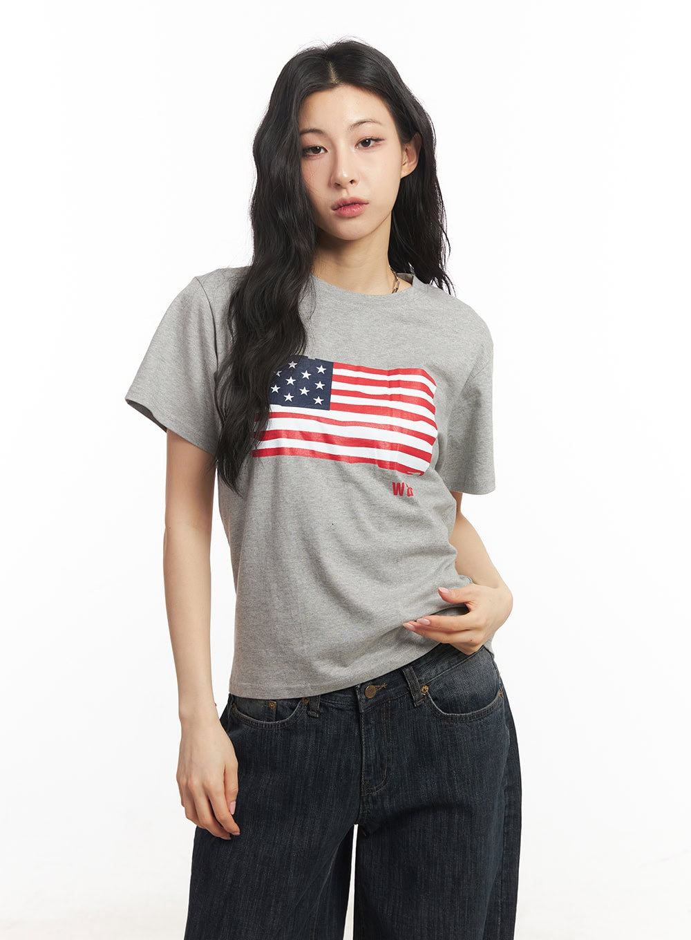 star-flag-graphic-top-ca503 / Gray