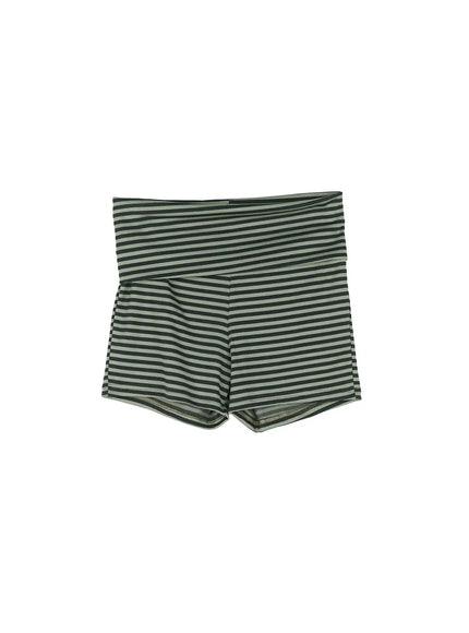 Striped Foldover Shorts CL511