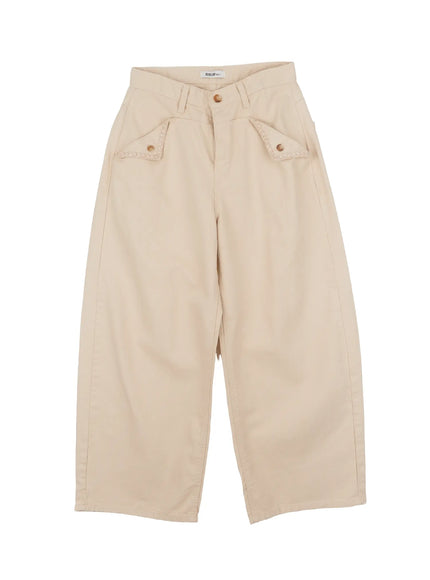 Pocket Detail Wide Leg Pants CM510