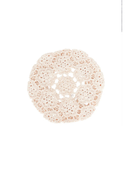 summer-crochet-beret-ca514 / Light beige