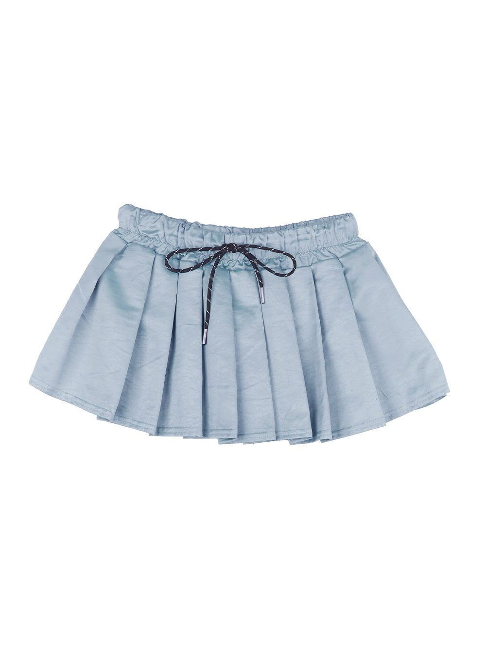 low-rise-frill-pleated-mini-skirt-ca503 / Light blue