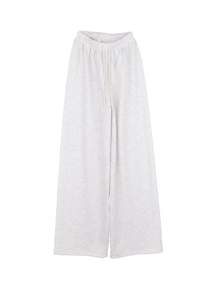 Warm Fleece Wide Sweatpants CN518