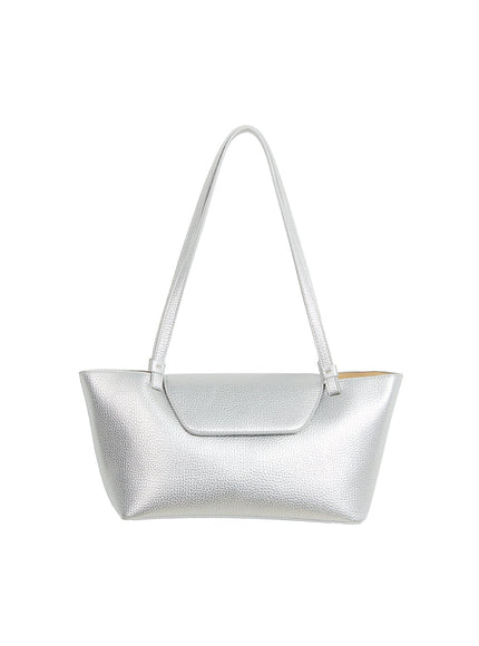 basket-shape-shoulder-bag-cf503 / silver