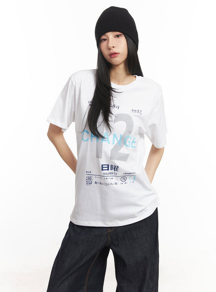 Change Casual Graphic Top CA504
