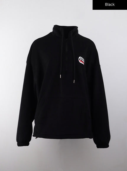 collar-zipper-graphic-hoodie-cd329