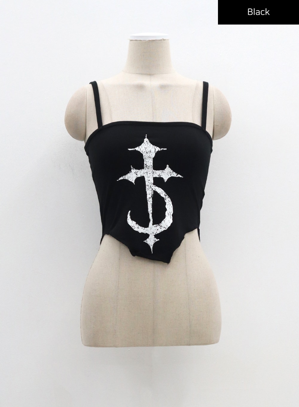 Thin Strap Graphic Top CM329