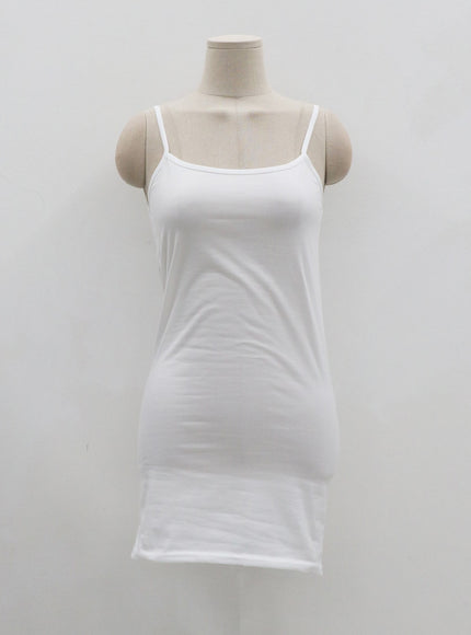 Layered Knit Mini Dress And Thin Straps Mini Dress Set CO19