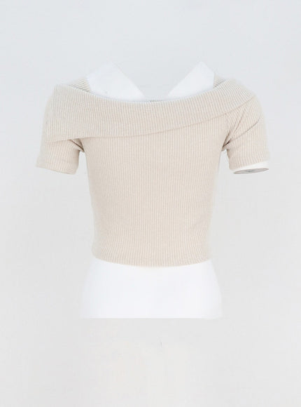 Ribbed Knit Top CY315