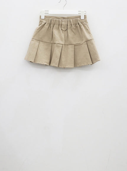 High Waist Pleated Mini Skirt CJ317