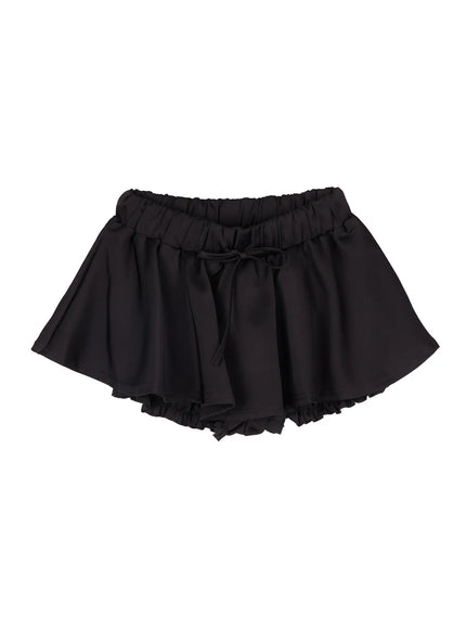 flare-mini-skirt-cy519 / Black