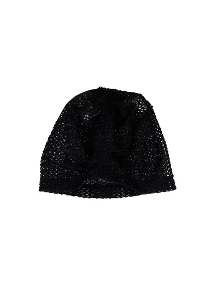 bohemian-crochet-beanie-ca527 / Black