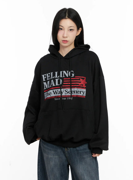 Retro Graphic Hoodie CG525
