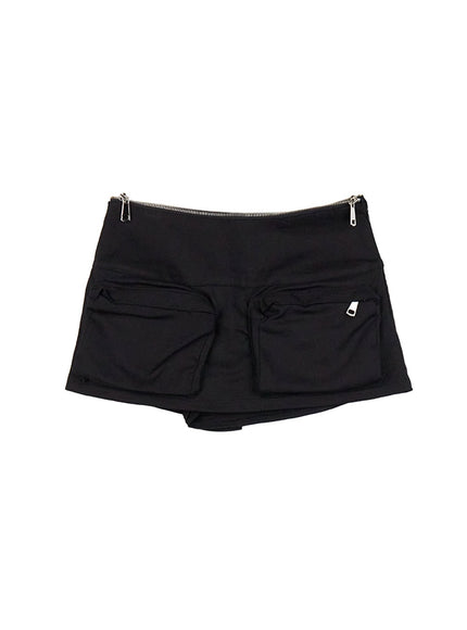 Cargo Big-Pocket Mini Skirt CJ516