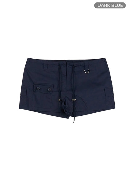 cargo-drawstring-shorts-cu414 / Dark blue