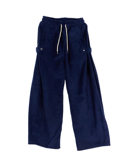 loose-fit-fleece-sweatpants-cn526 / Dark blue