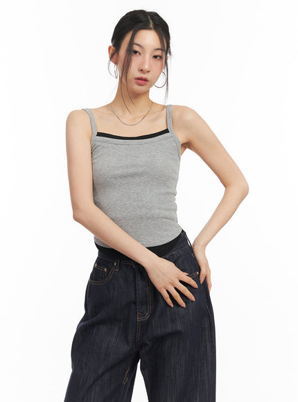 Layered Crop Tank Top CM503