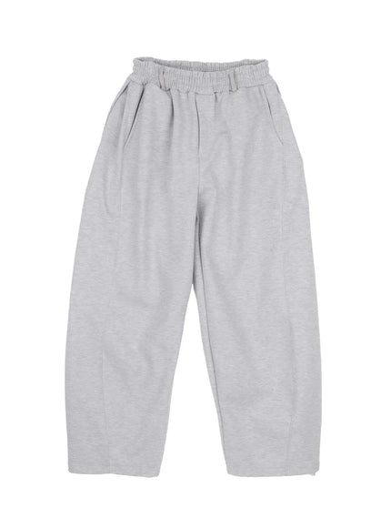 casual-wide-leg-sweatpants-cm513 / Gray