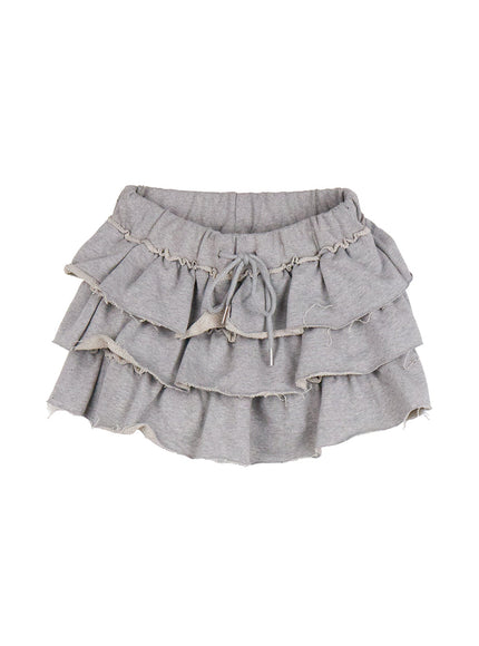 Sweetheart Ruffle Mini Skirt CJ529