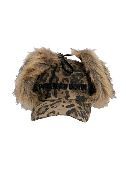 Faux Fur Detail Cap CJ522