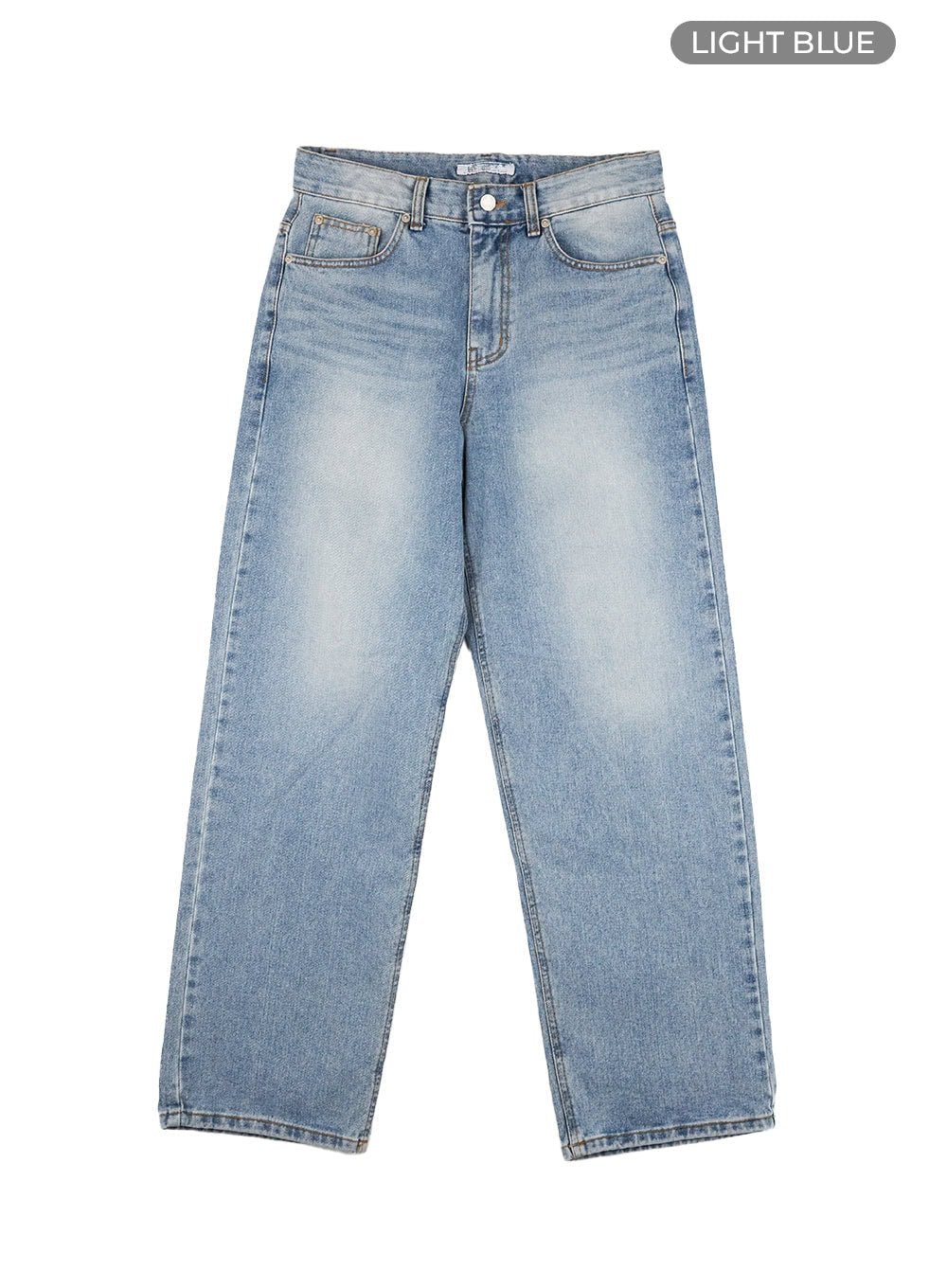 low-rise-wide-leg-jeans-cl415 / Light blue