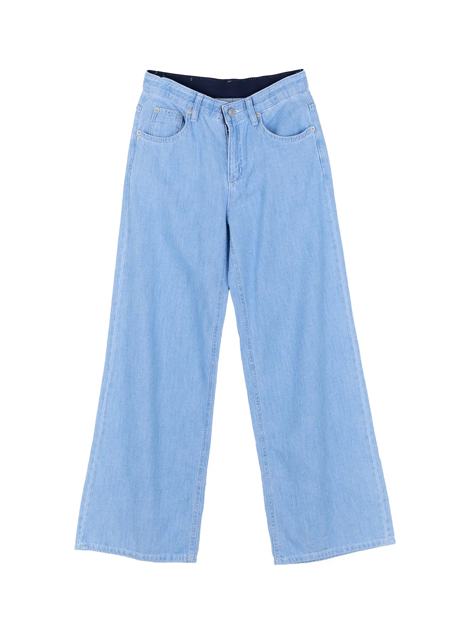 gabin-wide-leg-relaxed-fit-denim-jeans-cl530 / Light blue