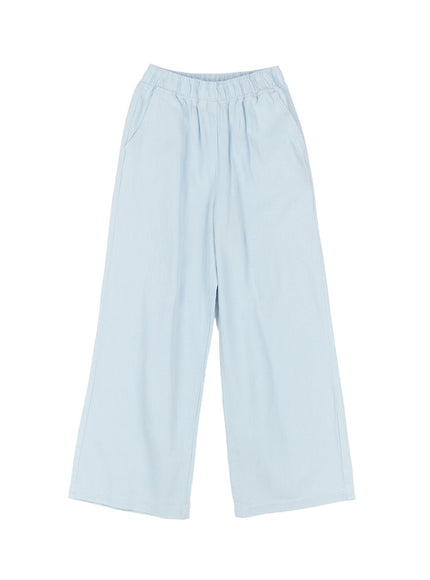 Essential Cotton Wide-Fit Pants CY523