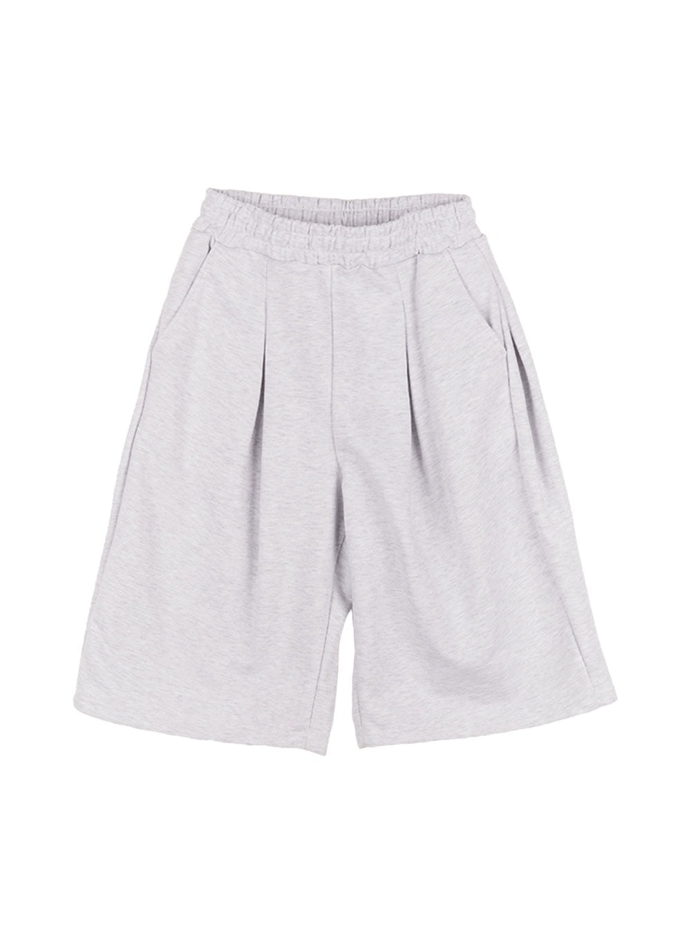 oversize-midi-bermuda-sweatshorts-ca509 / Light gray
