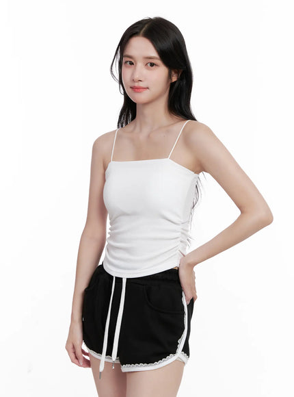 basic-straight-neck-tank-cl516 / White