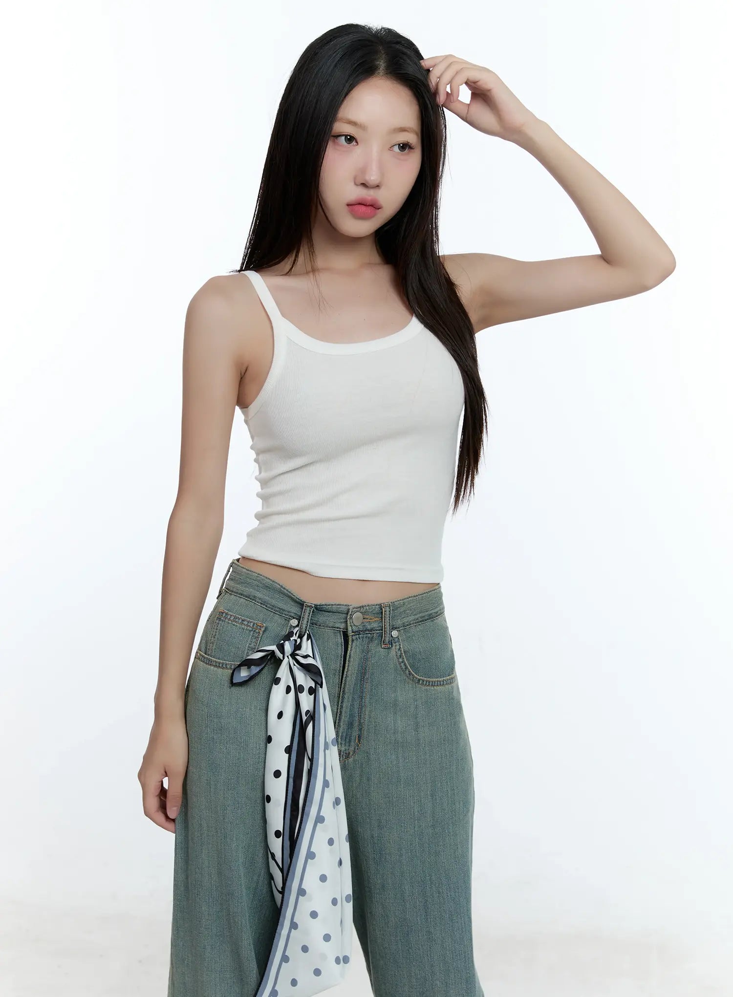 slim-fit-tank-top-cu526 / White