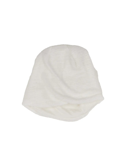 faux-fur-loose-fit-beanie-co521 / White