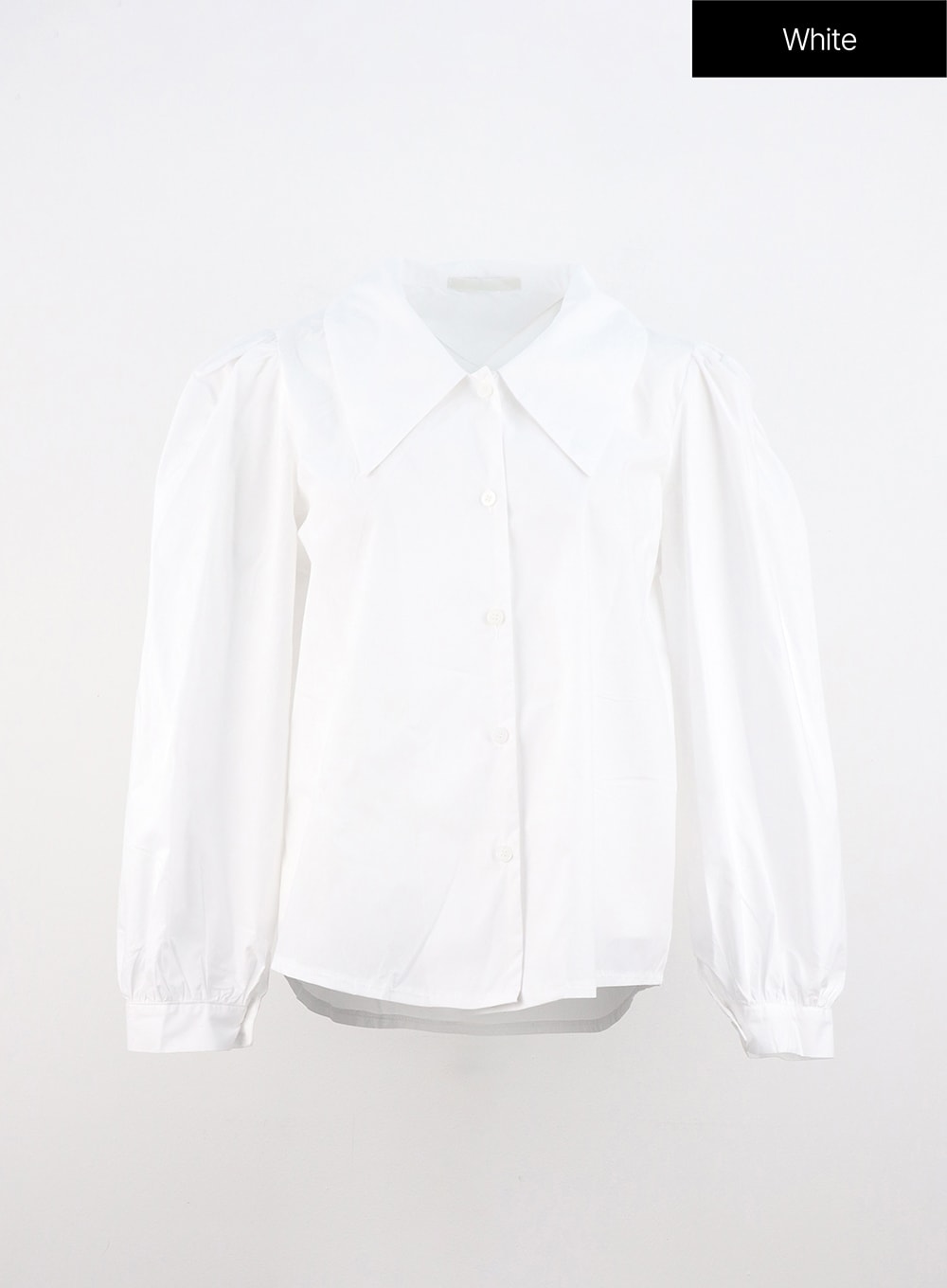 wide-collar-shirt-oo316 / White