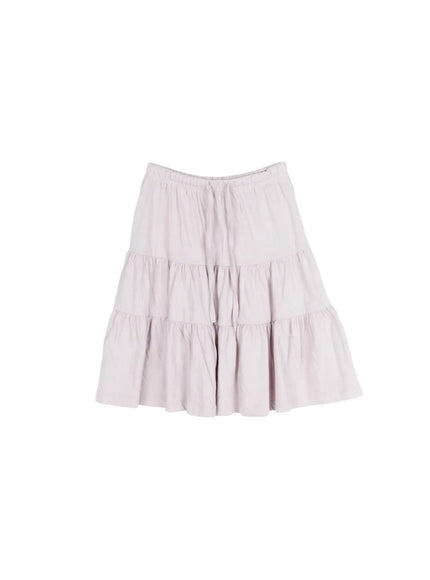 flare-midi-skirt-cy528 / Beige