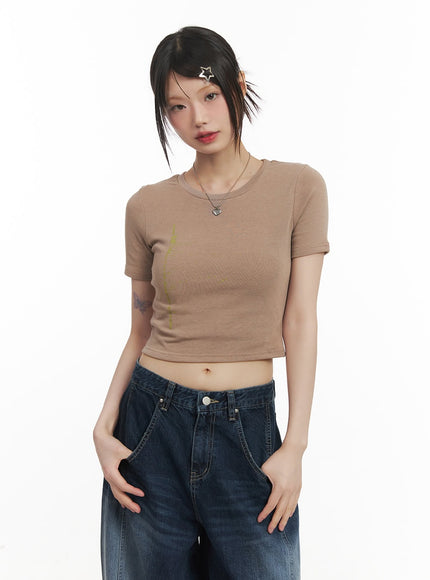 Graphic Essential Crop Top CF519