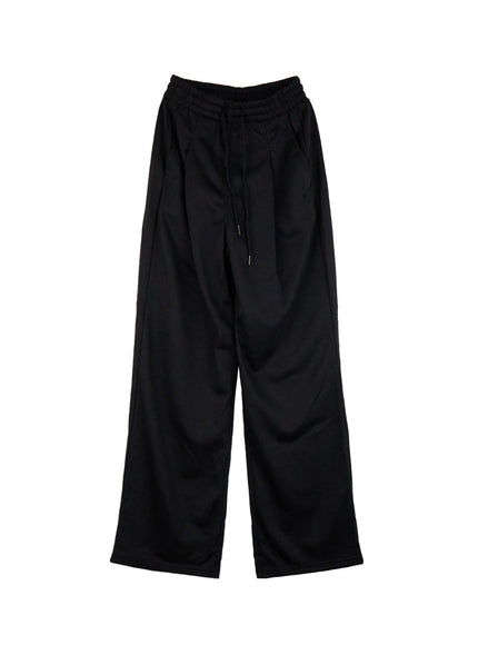 Pintuck Straight-Leg Sweatpants CJ528