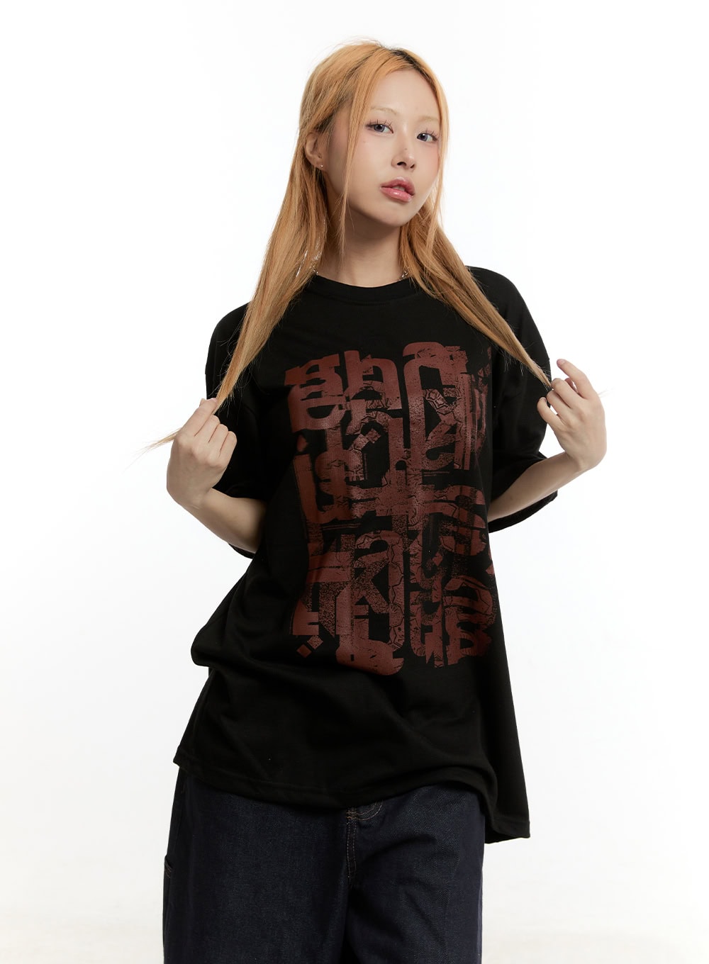urban-graphic-cotton-t-shirt-cy501 / Black