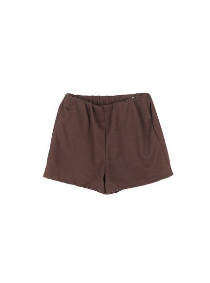 Slim-Fit Ribbed Shorts CA514