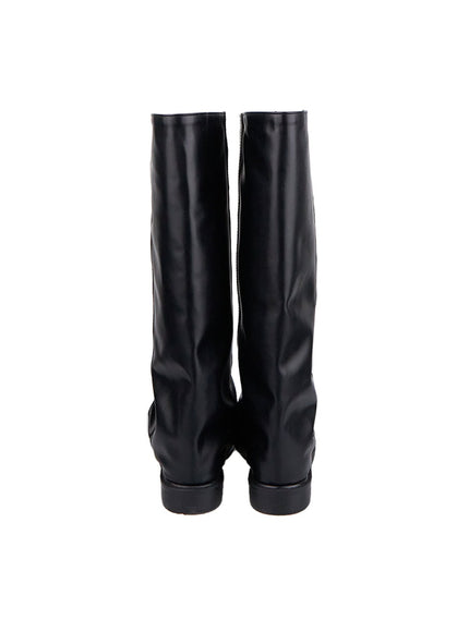 wrinkled-faux-leather-long-boots-cd420