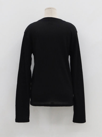 Round Neck Printed Knit CO07