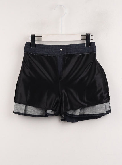 pleated-denim-mini-skirt-cj415