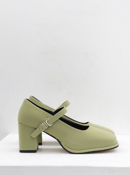 Mary Jane Square Toe Shoes OS22
