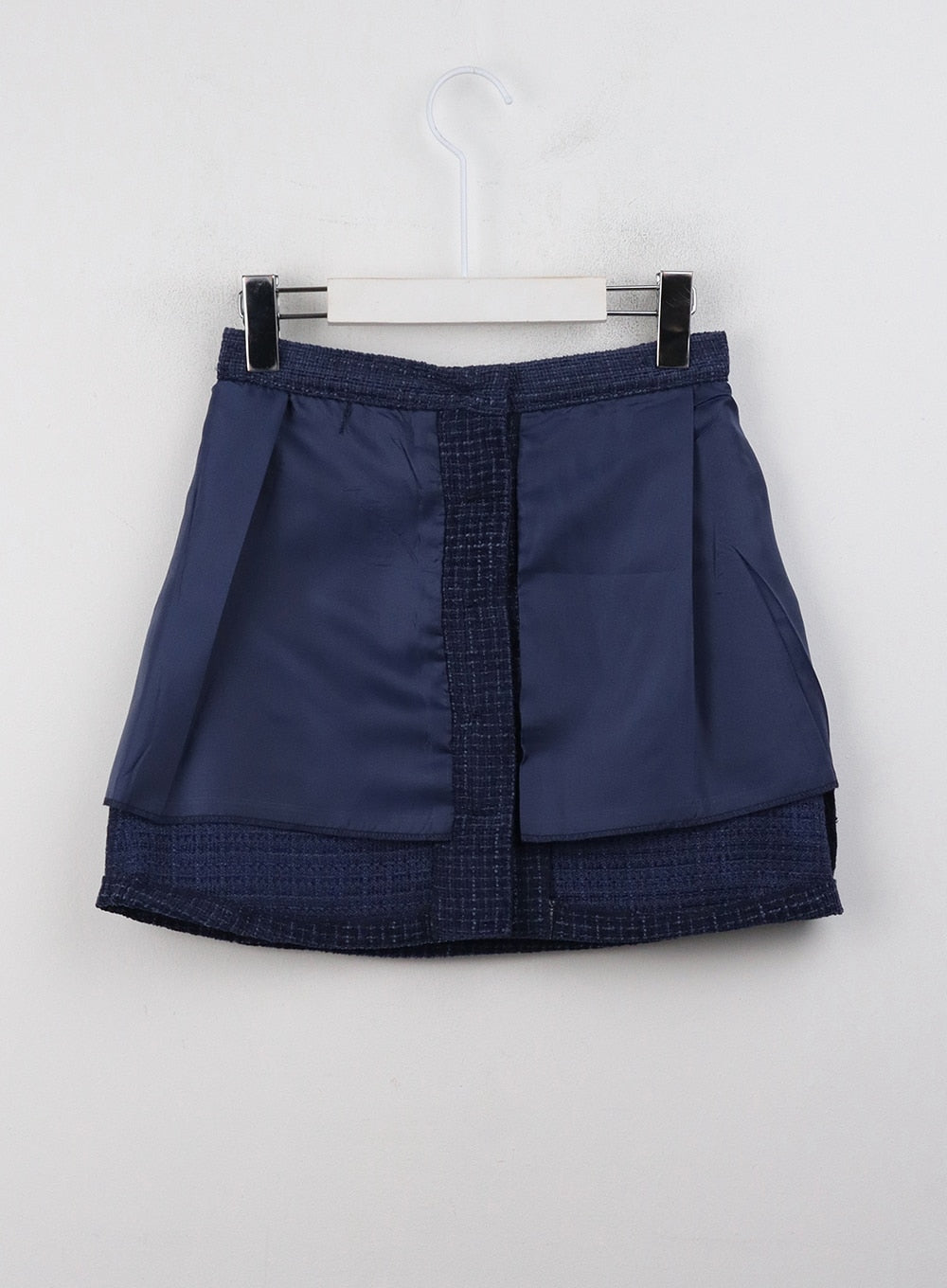 checkered-buttoned-mini-skirt-cj408
