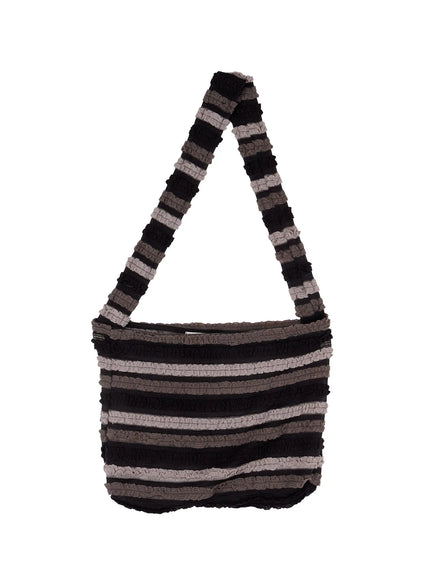 Wrinkled Knit Crossbody Bag CJ501