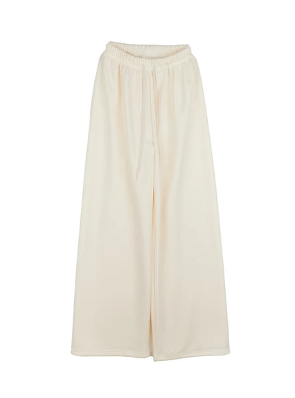 Warm Fleece Wide Sweatpants CN518