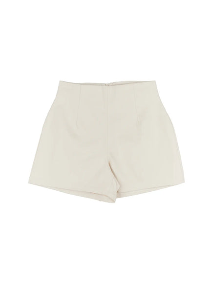 Classic High-Waist Cotton Short F502