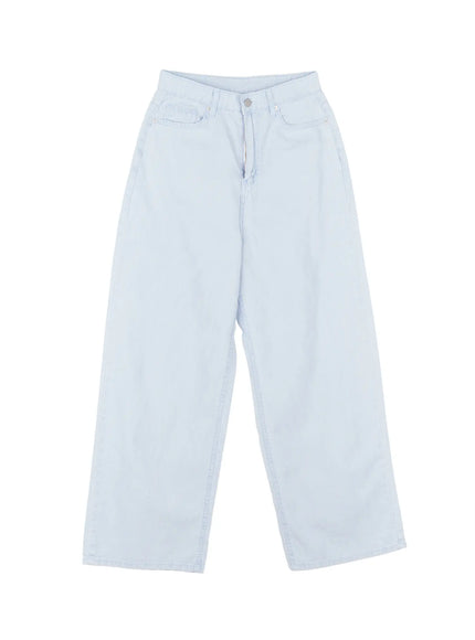 high-waist-wide-leg-pants-cu523 / Light blue
