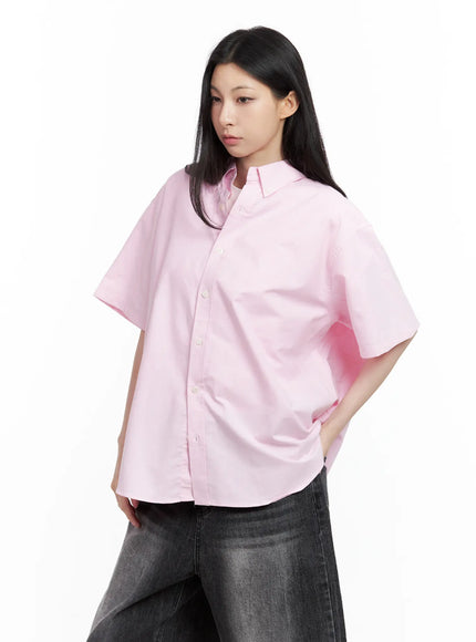 oversized-cotton-shirt-cu530 / Light pink