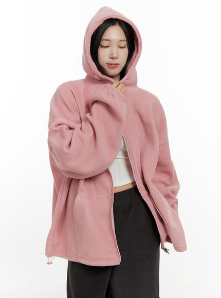 urban-oversize-hooded-sweatshirt-cn408 / Pink