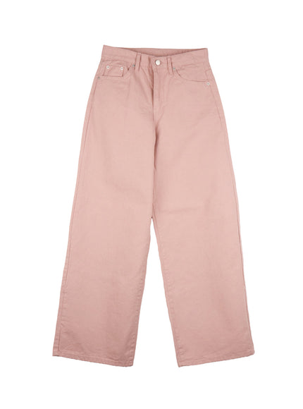cotton-wide-leg-pants-cf503 / Pink
